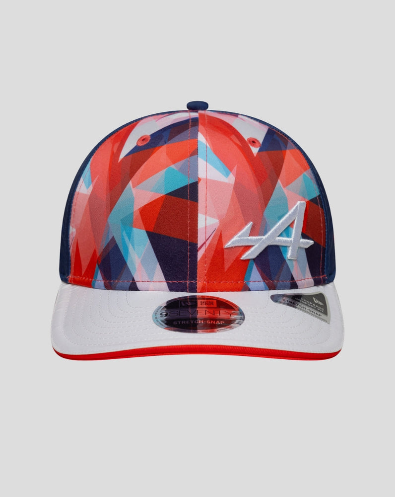 Gorra elástica con cierre a presión New Era Alpine Silverstone 9Seventy® - Blanca