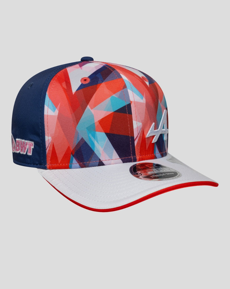 Gorra elástica con cierre a presión New Era Alpine Silverstone 9Seventy® - Blanca