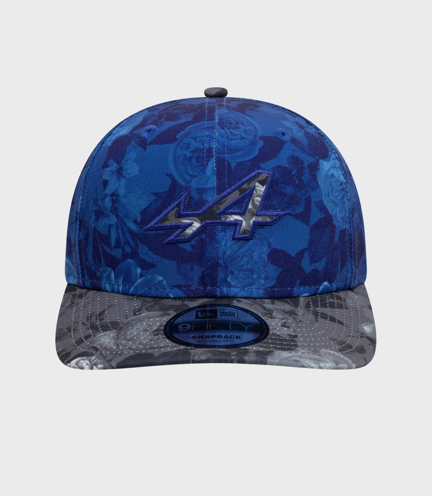 Gorra New Era Alpine Tonal Floral 9Fifty® Pre-Curve - Azul marino