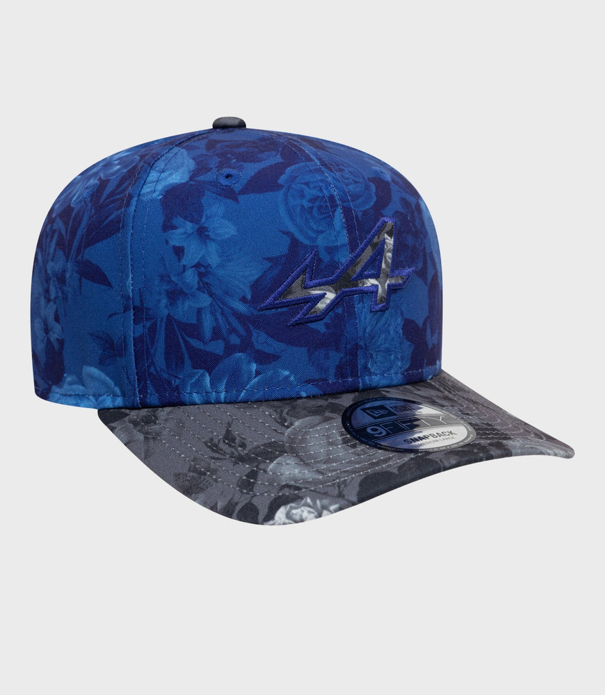Gorra New Era Alpine Tonal Floral 9Fifty® Pre-Curve - Azul marino