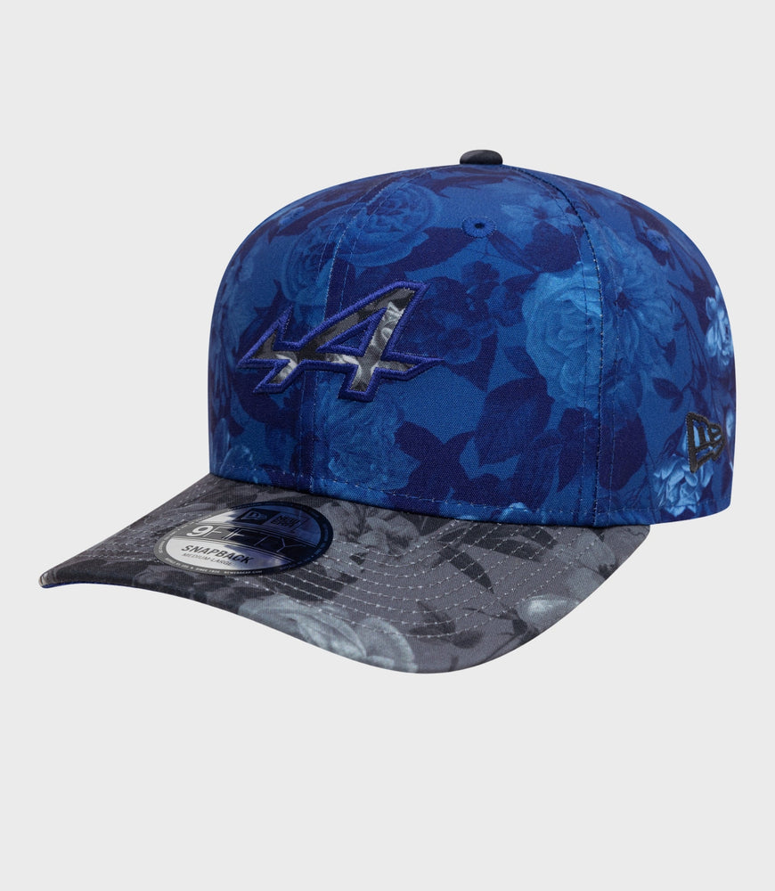 Gorra New Era Alpine Tonal Floral 9Fifty® Pre-Curve - Azul marino