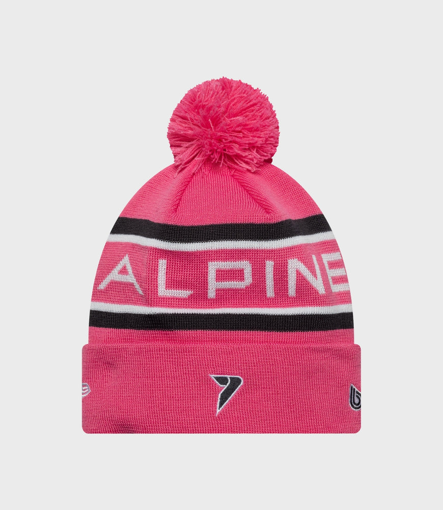 Gorra de punto con puños Alpine Jack Doohan de New Era - Rosa