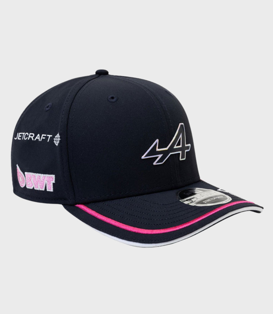 Gorra elástica con cierre a presión New Era Alpine Jack Doohan 9Seventy - Azul marino