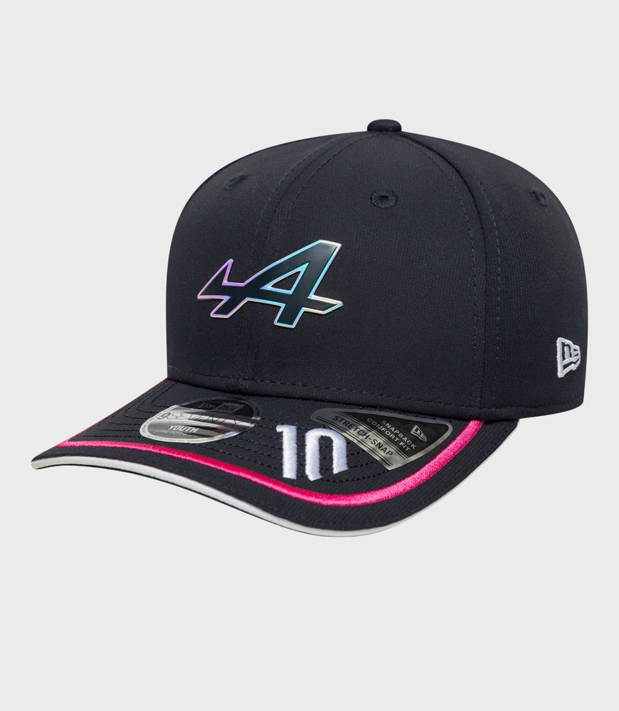 Gorra infantil New Era Alpine Pierre Gasly 9Seventy Stretch Snap - Azul marino