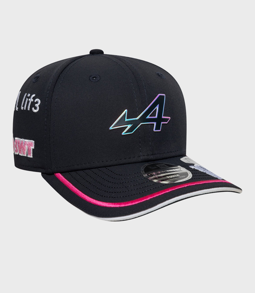Gorra infantil New Era Alpine Pierre Gasly 9Seventy Stretch Snap - Azul marino