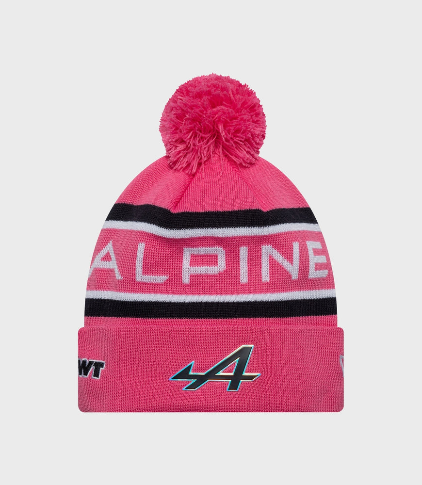 Gorra de punto con puños Pierre Gasly Alpine de New Era - Rosa