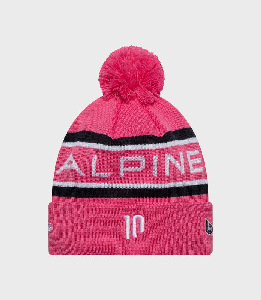 Gorra de punto con puños Pierre Gasly Alpine de New Era - Rosa