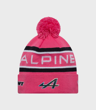 Gorra de punto con puños Pierre Gasly Alpine de New Era - Rosa