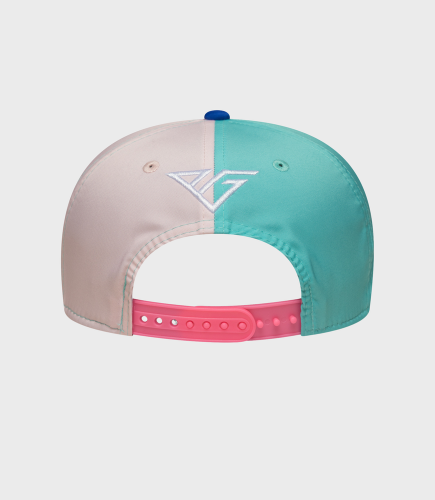 New Era Pierre Gasly Miami 9Seventy Gorra elástica con cierre a presión  - Blanca