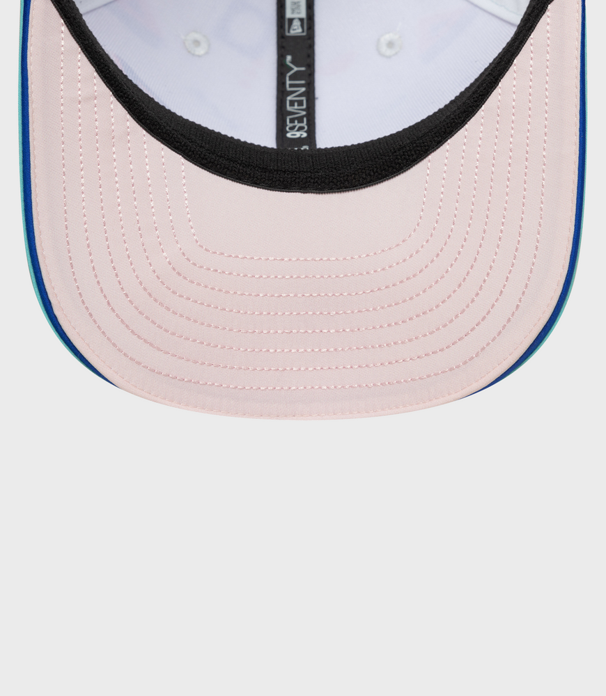New Era Pierre Gasly Miami 9Seventy Gorra elástica con cierre a presión  - Blanca