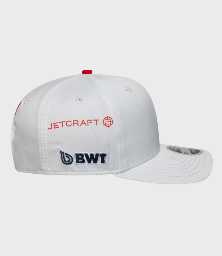Gorra elástica con cierre a presión New Era Alpine Jack Doohan Japan 9Seventy - Blanca