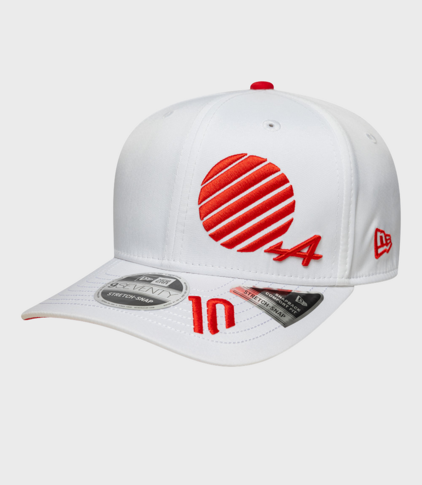 Gorra New Era Alpine Pierre Gasly Japan 9Seventy Stretch Snap - Blanca