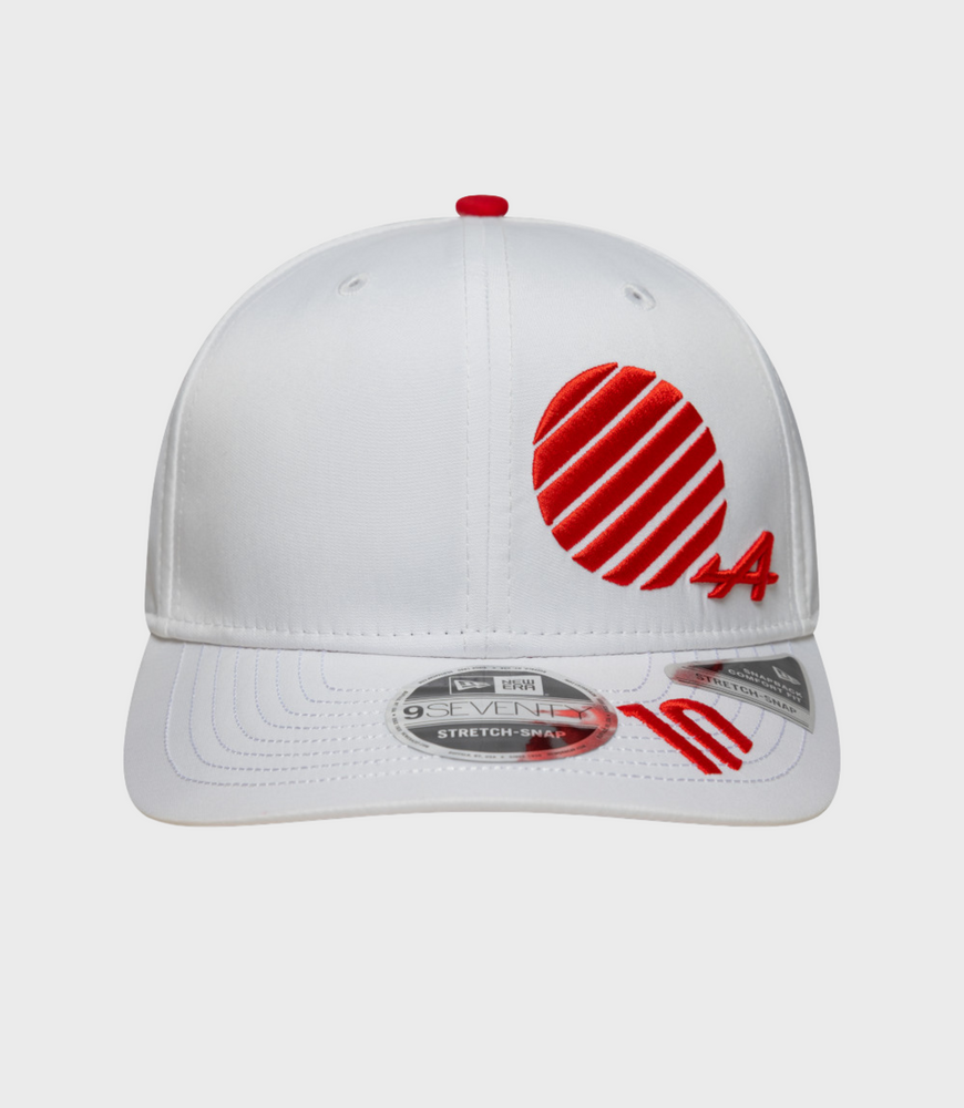 Gorra New Era Alpine Pierre Gasly Japan 9Seventy Stretch Snap - Blanca