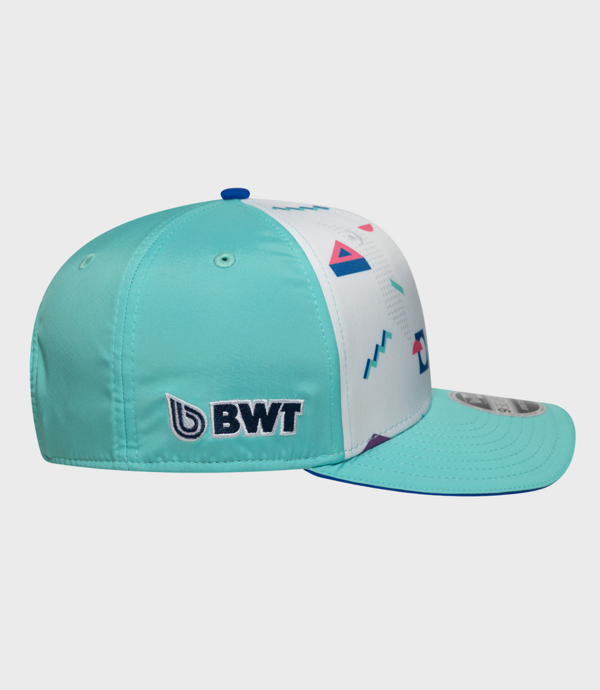 New Era Miami 9Seventy Gorra elástica con cierre a presión  - Blanca