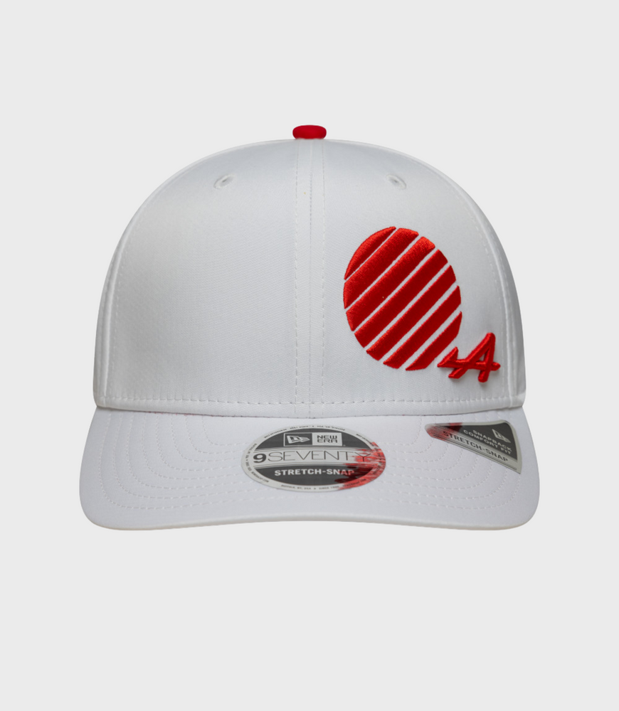 Gorra elástica New Era Alpine Japan 9Seventy Snap - Blanca