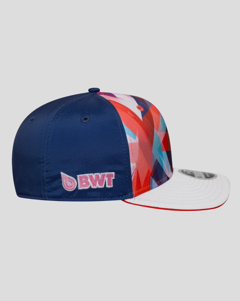 Gorra elástica con cierre a presión New Era Alpine Silverstone 9Seventy® - Blanca