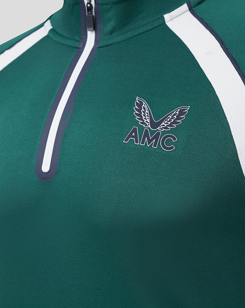 Hombre AMC Aeromesh Cremallera corta - Verde
