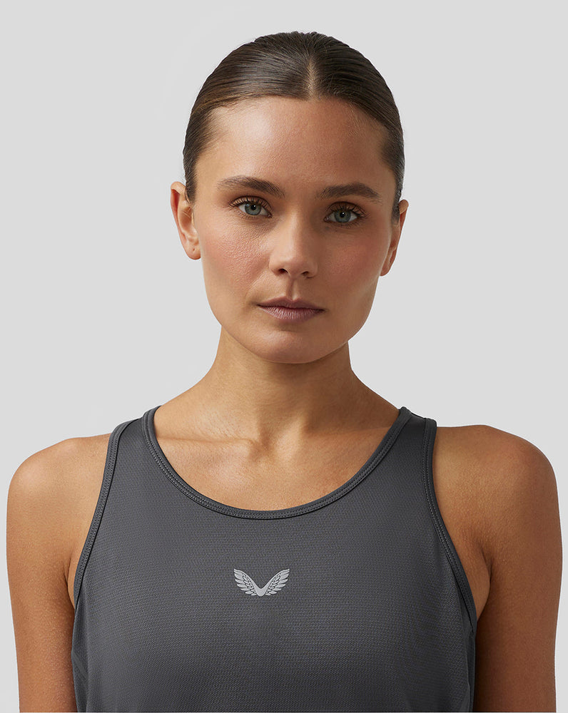 Mujer Camiseta de tirantes ligera con paneles Apex - Gunmetal
