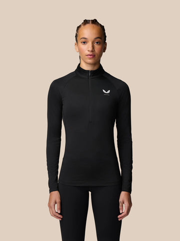 Adapt Training Top con Media Cremallera - Negro