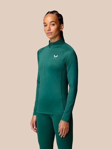 Adapt Training Top con Media Cremallera - Seafoam