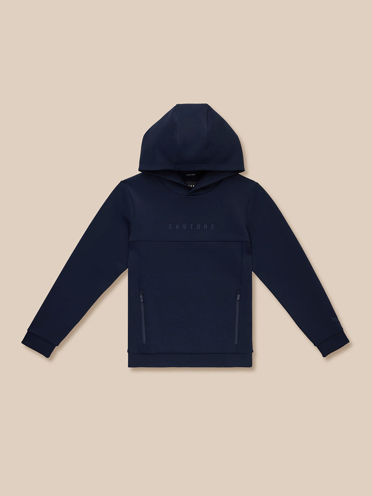 Sudadera con capucha y manga larga Junior Flex Scuba (unisex) - Azul marino
