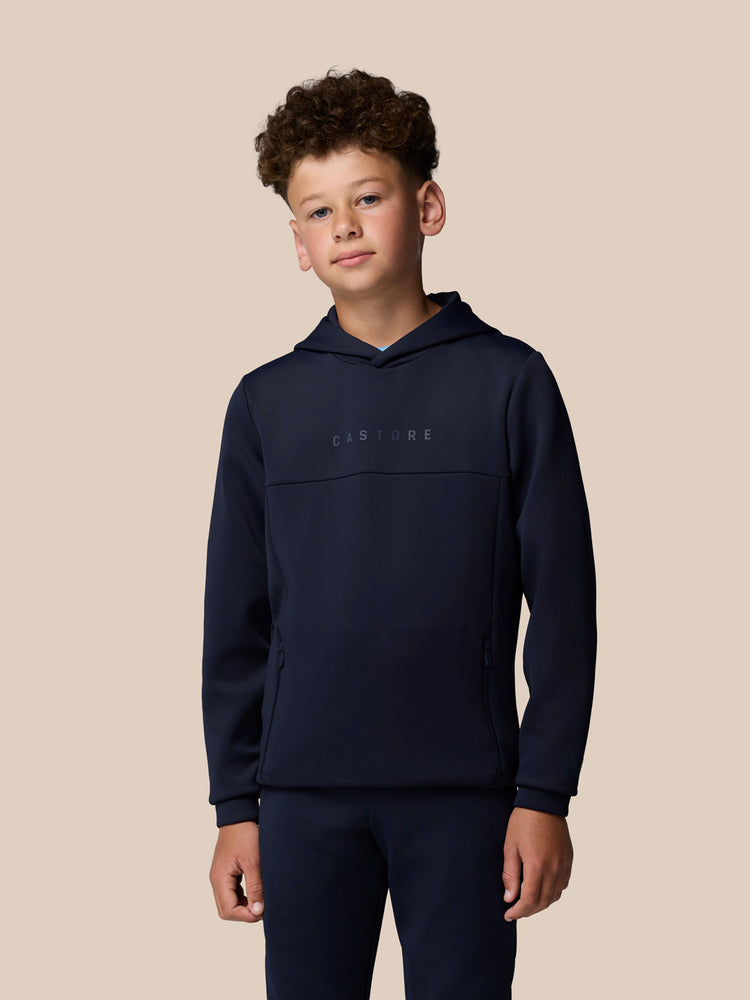 Sudadera con capucha y manga larga Junior Flex Scuba (unisex) - Azul marino