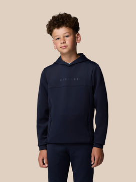 Sudadera con capucha y manga larga Junior Flex Scuba (unisex) - Azul marino