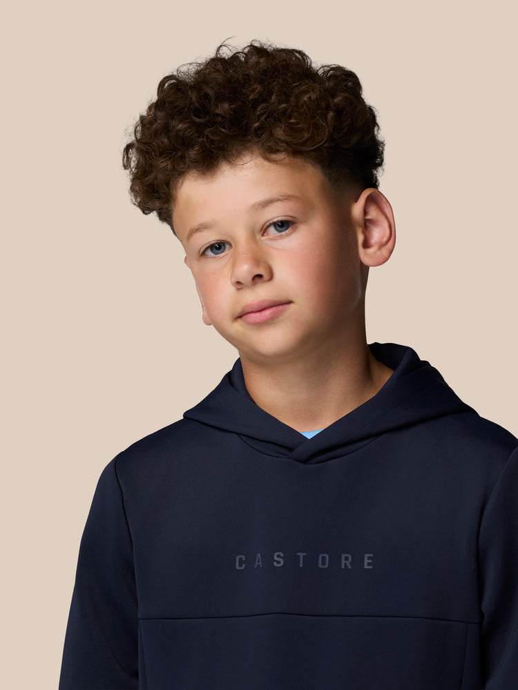 Sudadera con capucha y manga larga Junior Flex Scuba (unisex) - Azul marino