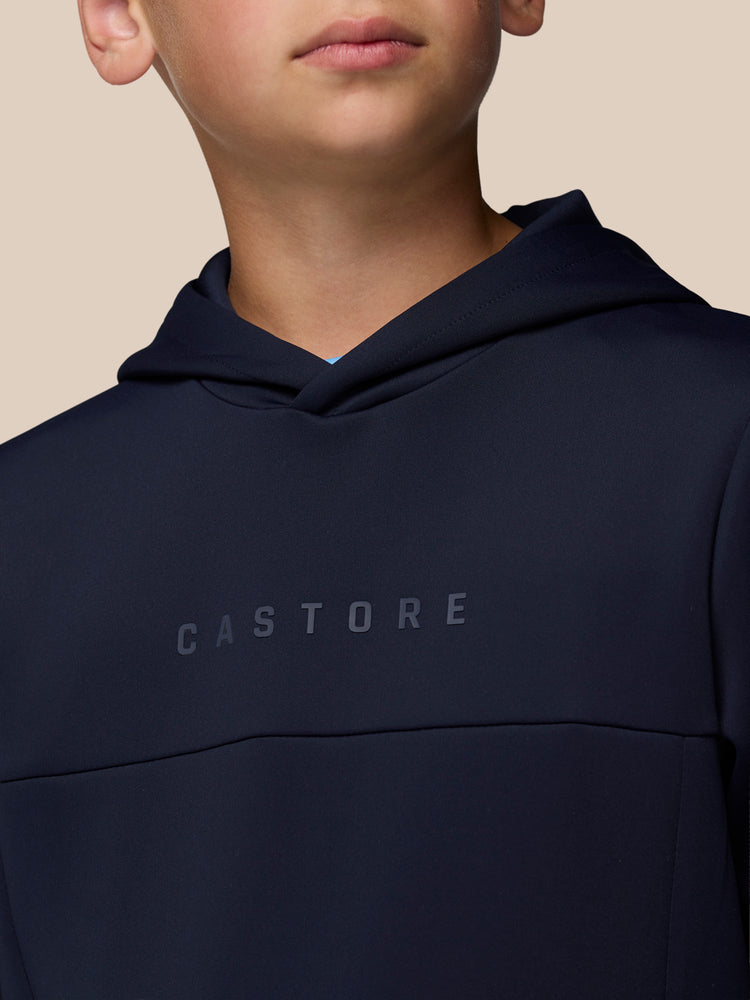 Sudadera con capucha y manga larga Junior Flex Scuba (unisex) - Azul marino