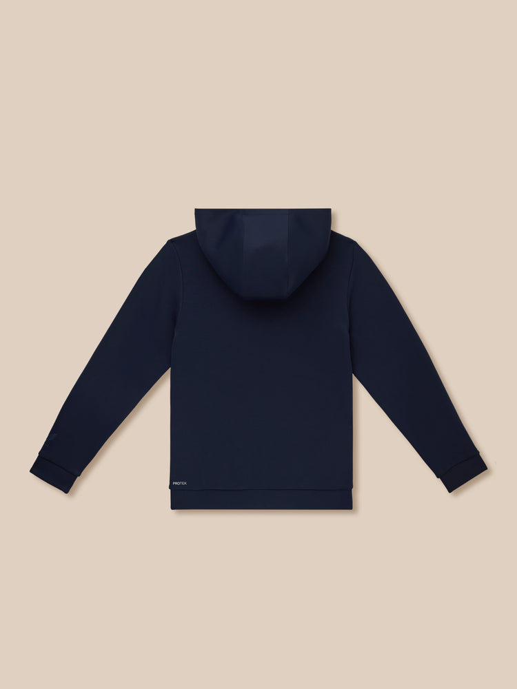 Sudadera con capucha y manga larga Junior Flex Scuba (unisex) - Azul marino