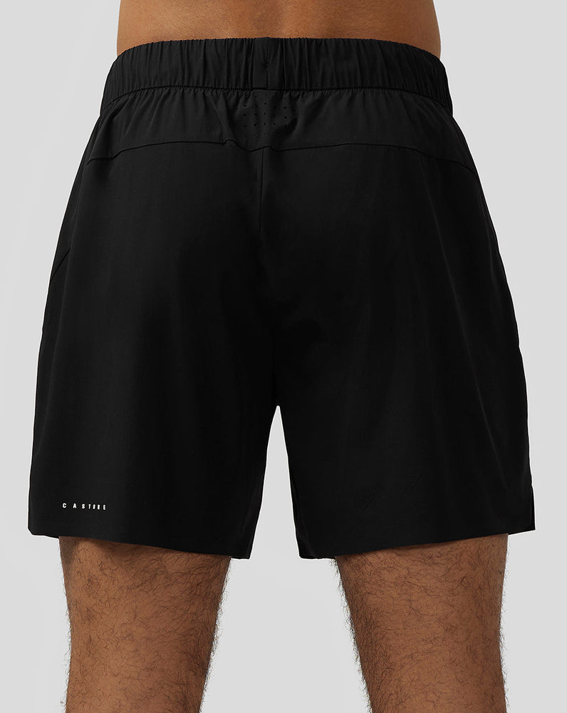 Pantalón corto de entrenamiento Zone Lightweight Ventilated (6") para hombre - Negro