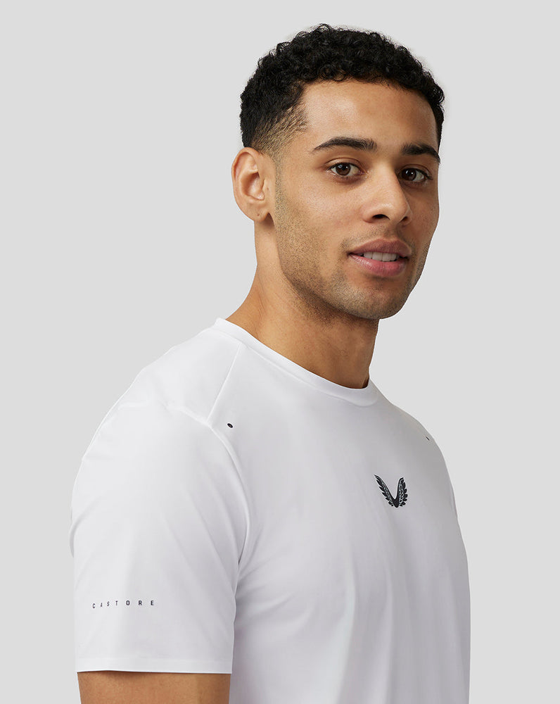 Camiseta de entrenamiento ventilada Zone para hombre - Blanca