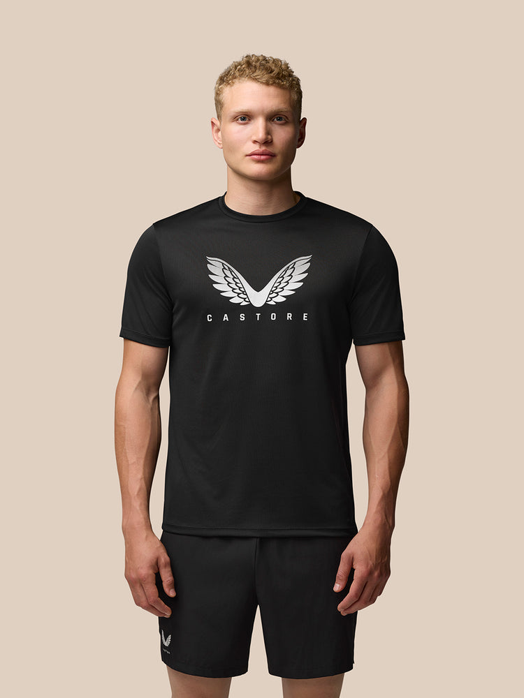 Hombre Adapt Camiseta gráfica de manga corta - Negro