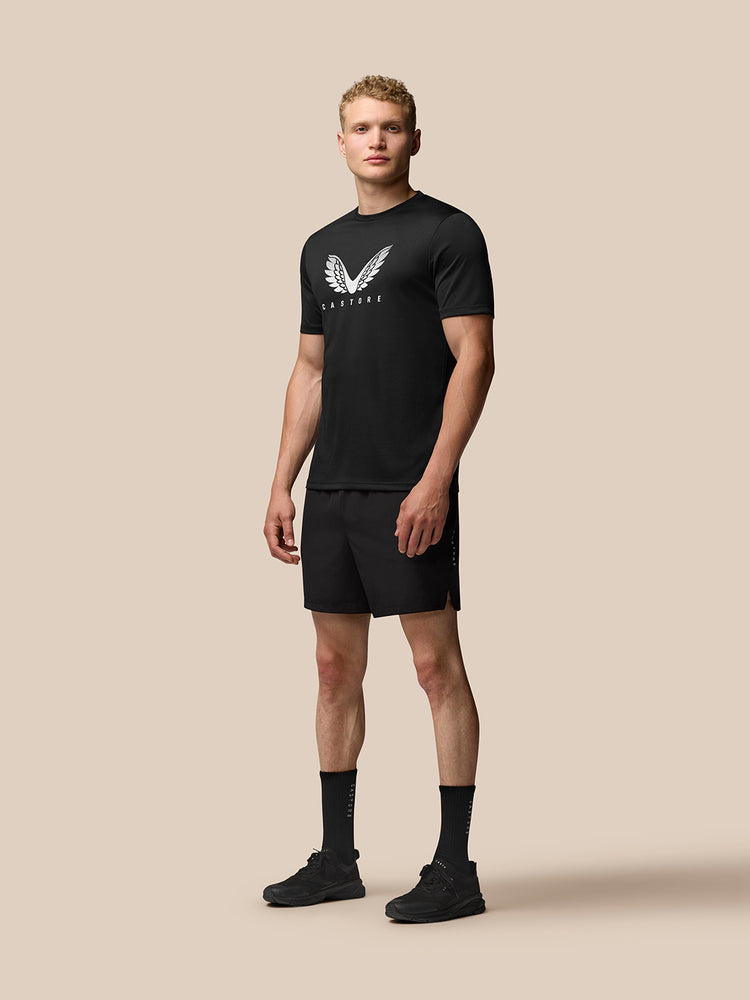 Hombre Adapt Camiseta gráfica de manga corta - Negro