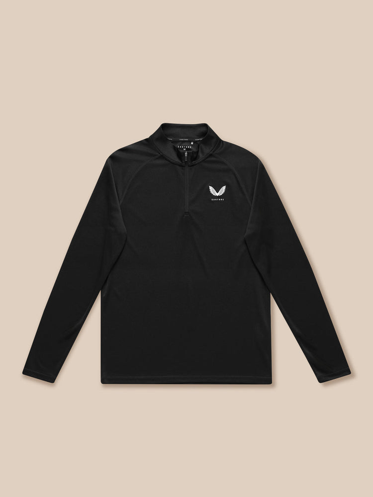 Adapt Training Camiseta con cremallera 1/4 - Negro