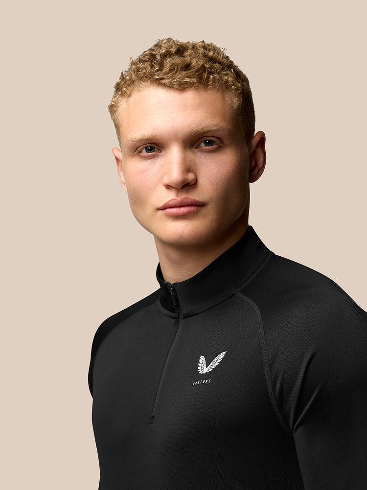 Hombre Adapt Sudadera con Cremallera - Negro