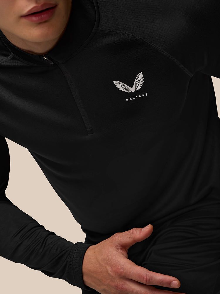 Hombre Adapt Sudadera con Cremallera - Negro