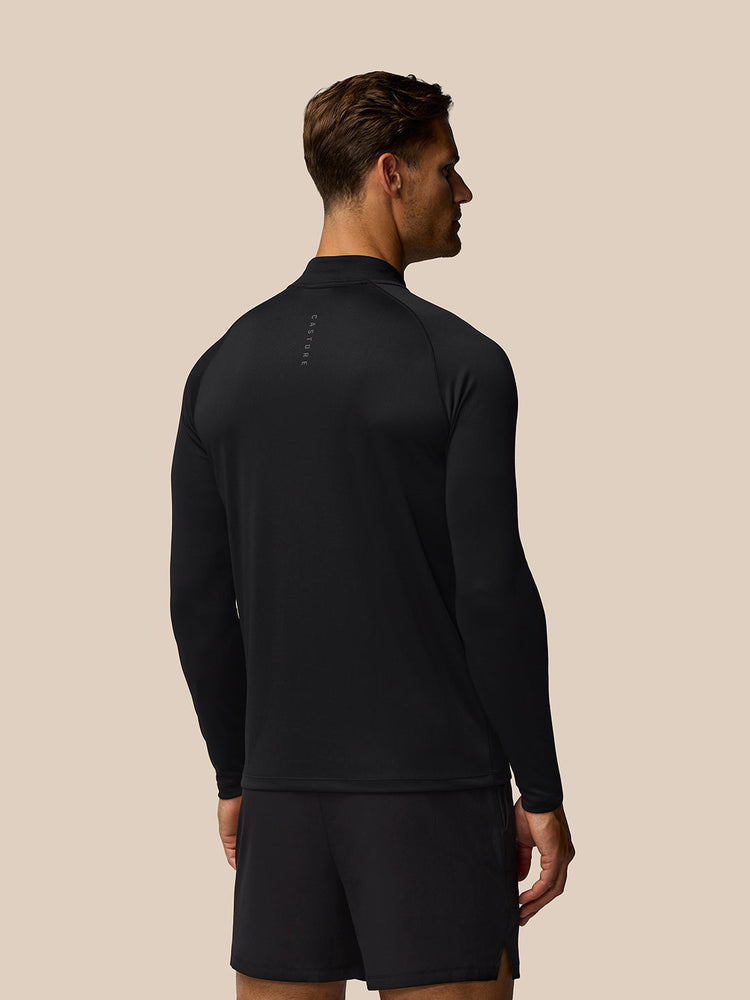 Adapt Training Camiseta con cremallera 1/4 - Negro