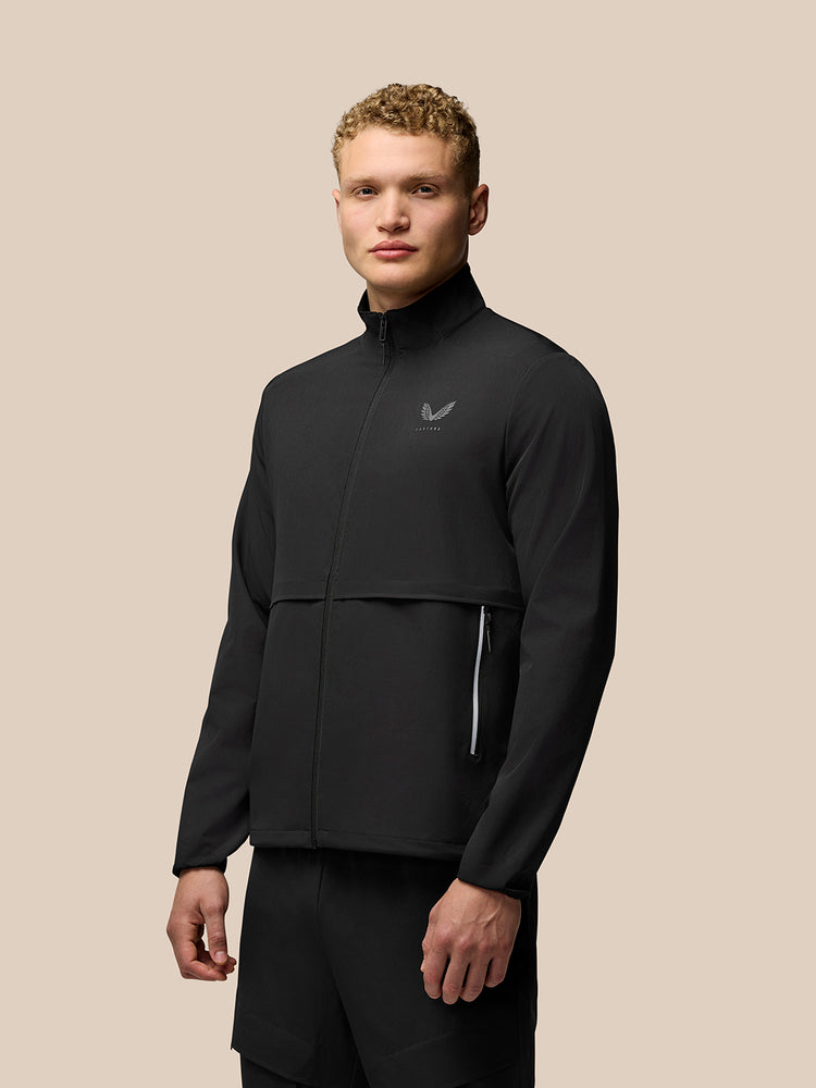 Hombre Flex Chaqueta tejida de manga larga - Negro
