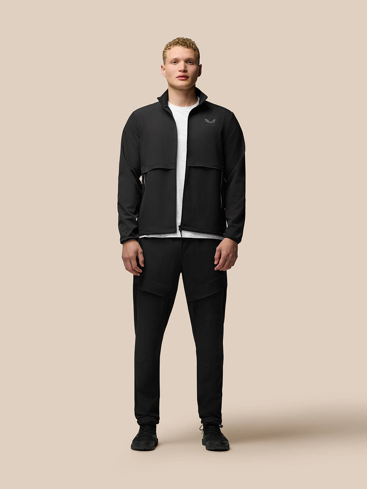 Hombre Flex Chaqueta tejida de manga larga - Negro