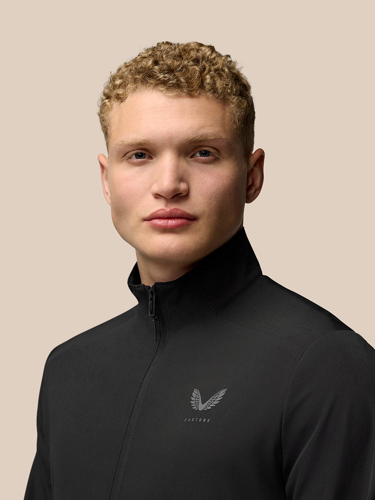 Hombre Flex Chaqueta tejida de manga larga - Negro