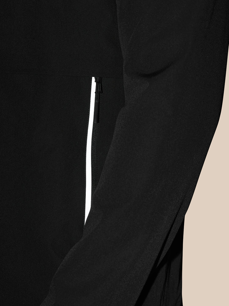 Hombre Flex Chaqueta tejida de manga larga - Negro