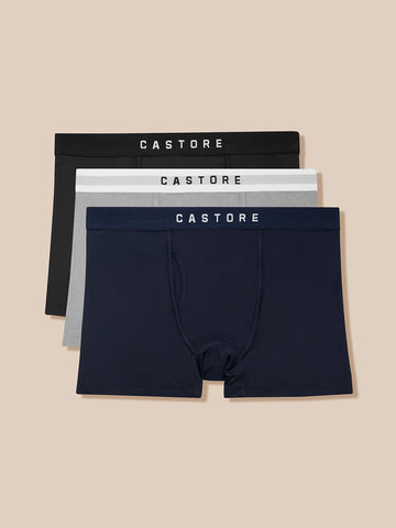 Active 3 Pack Calzoncillos Bóxer - Gris