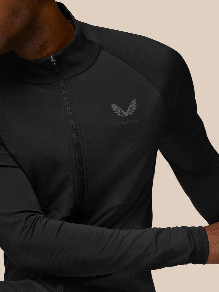 Hombre Flow Chaqueta híbrida de manga larga - Negro