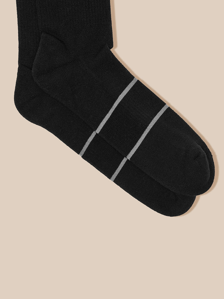 Active 3 Pares de Calcetines Cortos - Negro