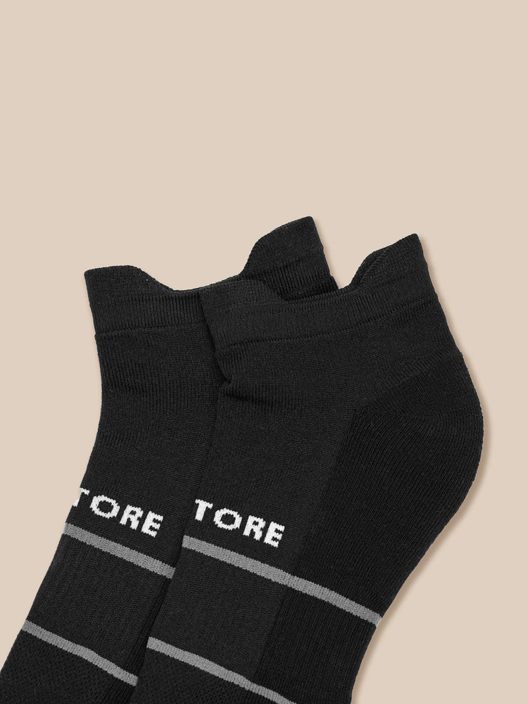 Active 3 Pares de Calcetines Tobilleros - Negro