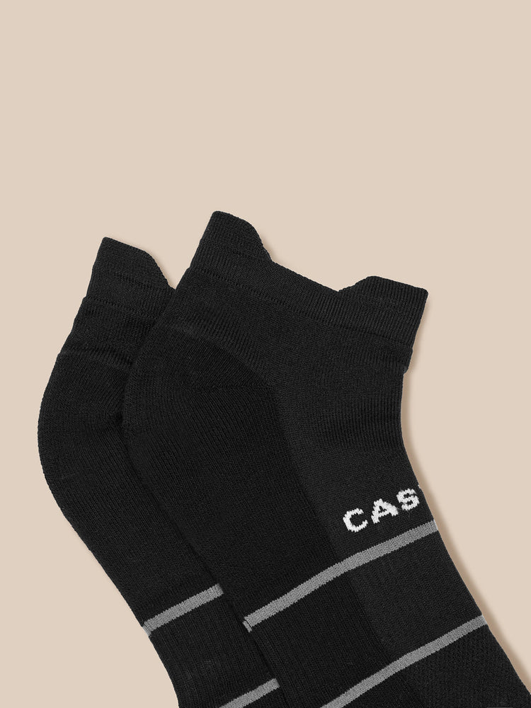Active 3 Pares de Calcetines Tobilleros - Negro