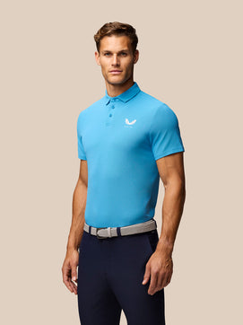 Hombre Golf Club Essential Polo de manga corta - Azul