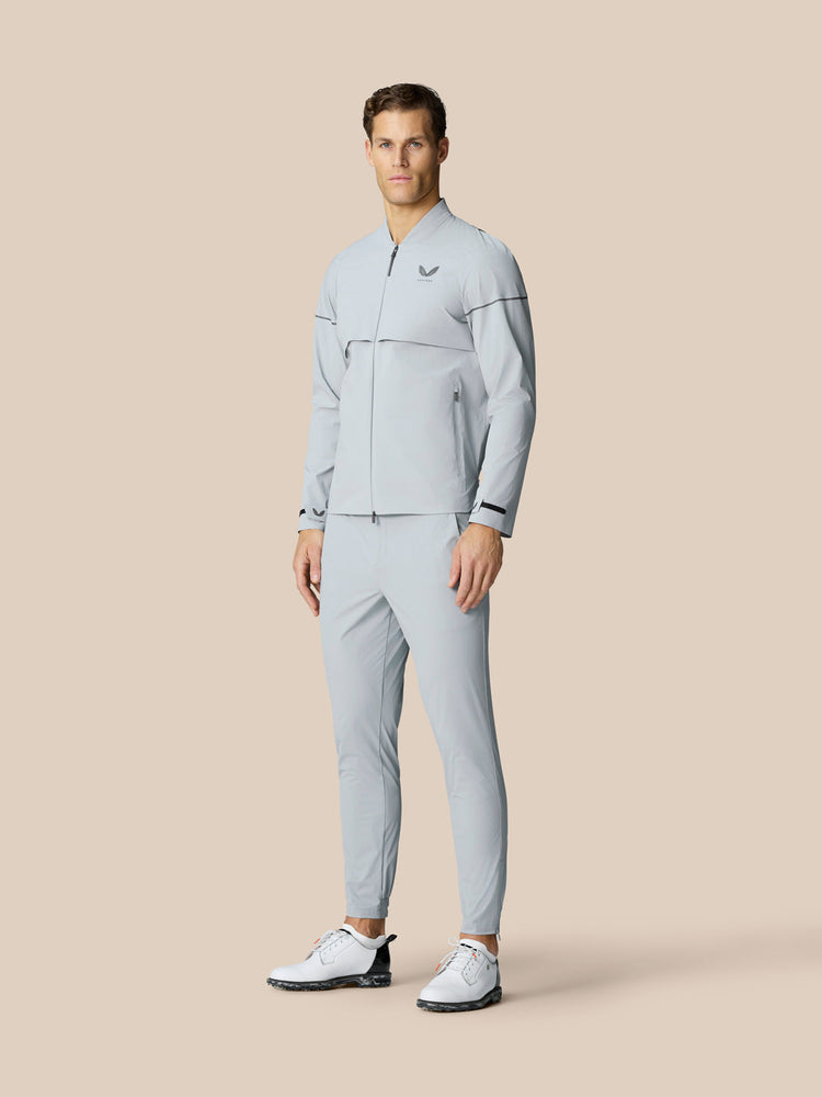 Golf Pinnacle Chaqueta Tejida - Gris Medio