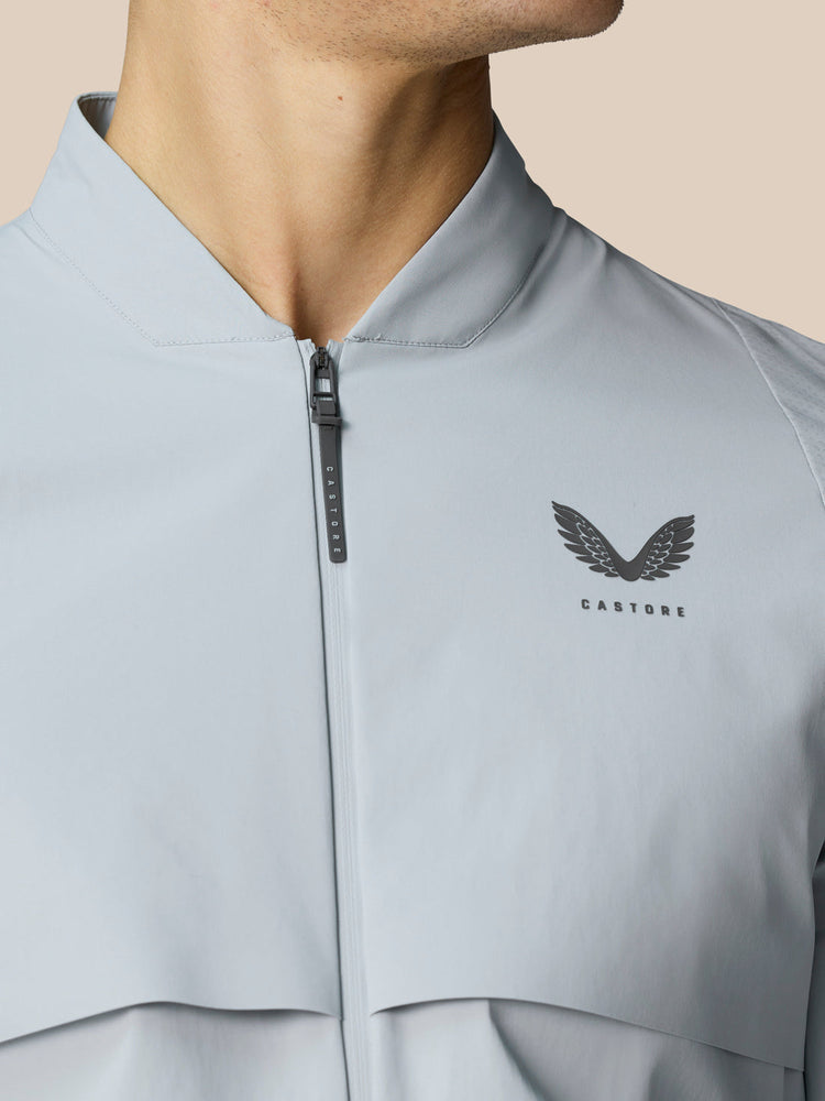 Golf Pinnacle Chaqueta Tejida - Gris Medio